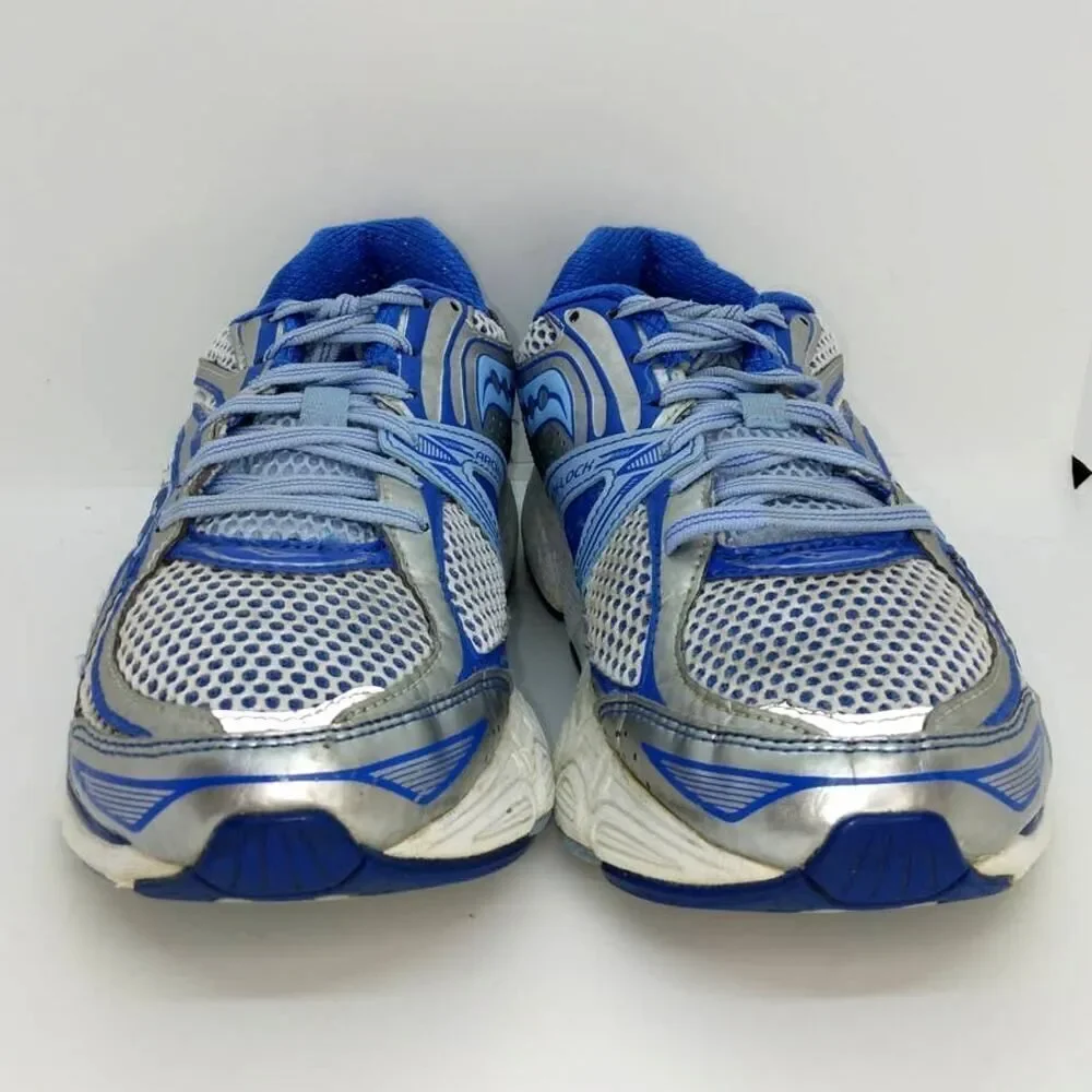Saucony Omni 11 Women's Pre-owned Gray/Blue Running Sneakers - sz. 8 1/2